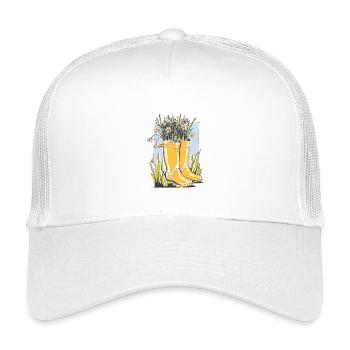 Garden Decoration - Kids’ Trucker Cap - white - Front