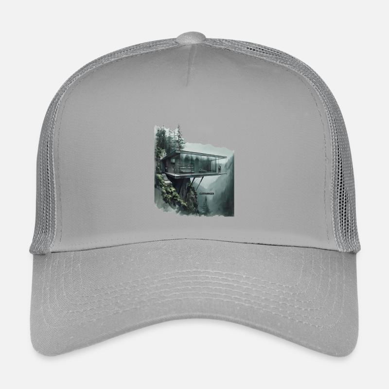 CLIFFHANGER - Modern Architecture Glass Villa Kids’ Trucker Cap