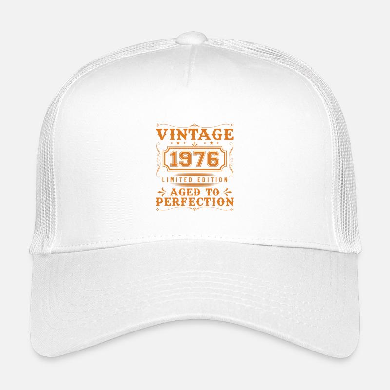 1976 Vintage Retro Geburtstagsgeschenk Kinder Trucker-Cap