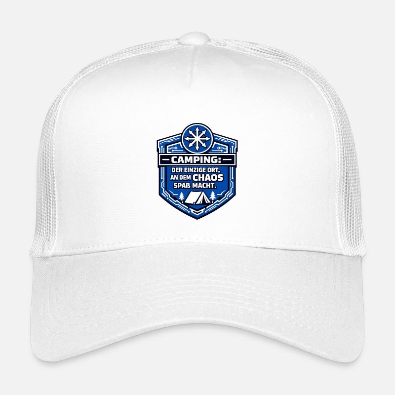 Camping Camper - Chaos macht spaß Kinder Trucker-Cap