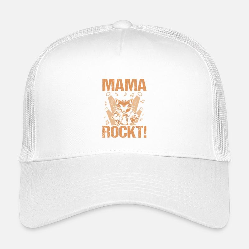 Maman Chat Maman Rocker Cool Casquette trucker enfant