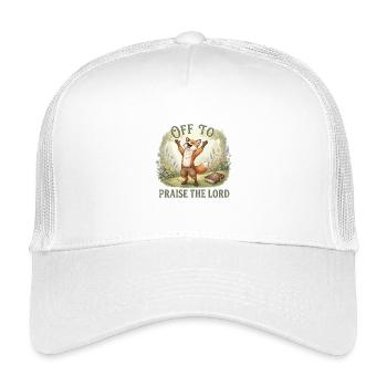To praise the Lord Christian Fuchs - Kids’ Trucker Cap - white - Front