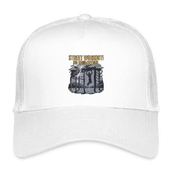 Calisthenics Workout - Kinder Trucker-Cap - Weiß - Vorne