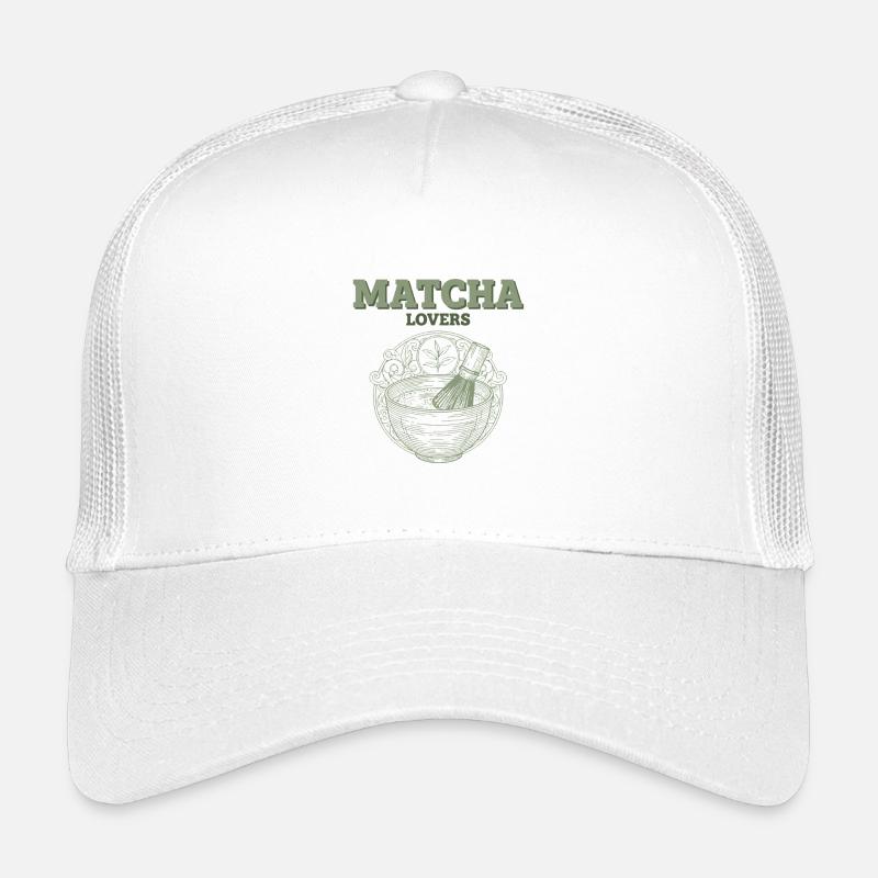 Matcha Lovers Grüner Tee Matcha Tee Matcha Bowl Kinder Trucker-Cap