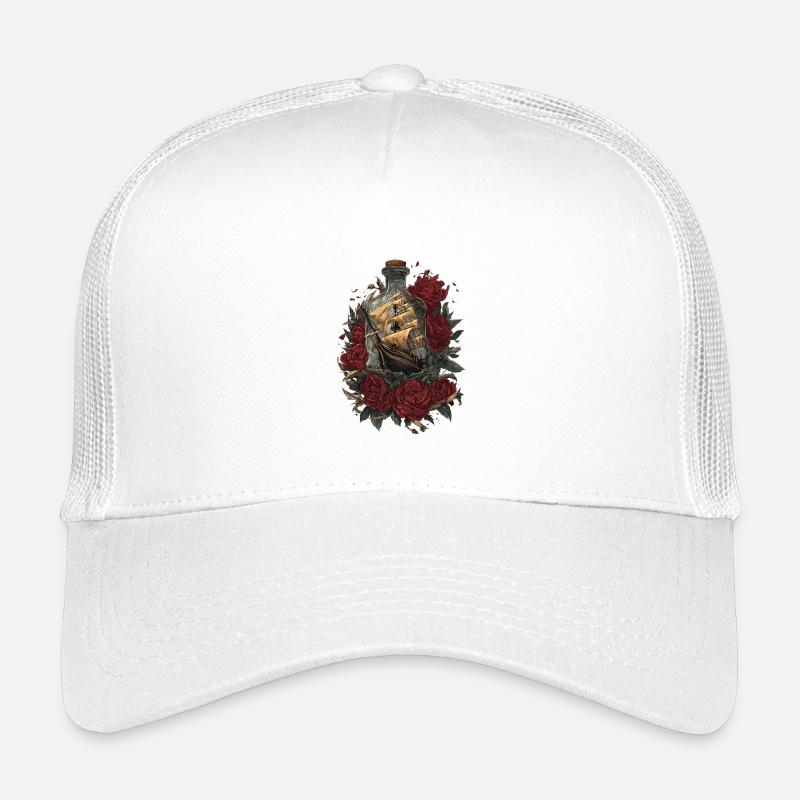 Ship in Bottle - Roses and Freedom Kids’ Trucker Cap