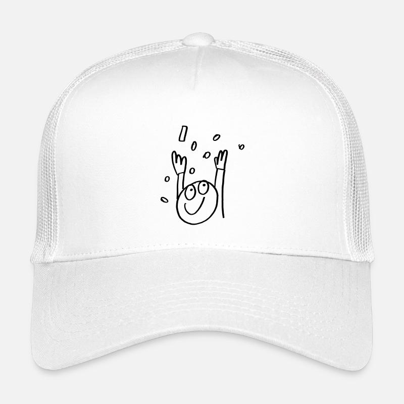 LetsCelebrate - Kids’ Trucker Cap - white