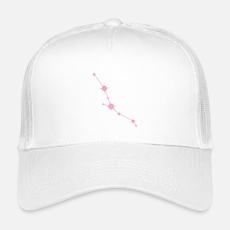 Stierstern Sternbild Tierkreiszeichen Pastel Pink Kinder Trucker-Cap