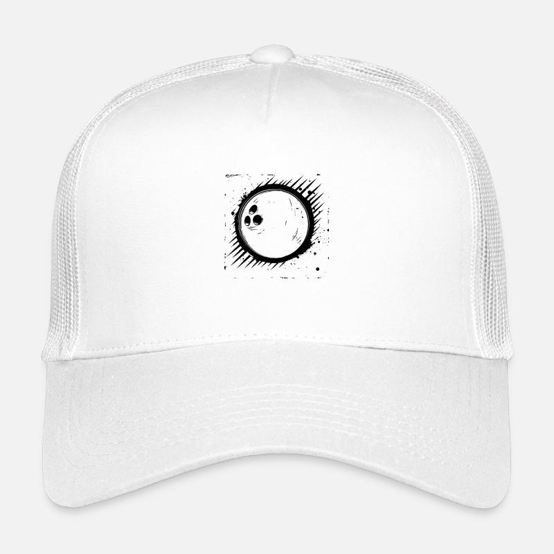 Bowling Ball Graphic Kids’ Trucker Cap