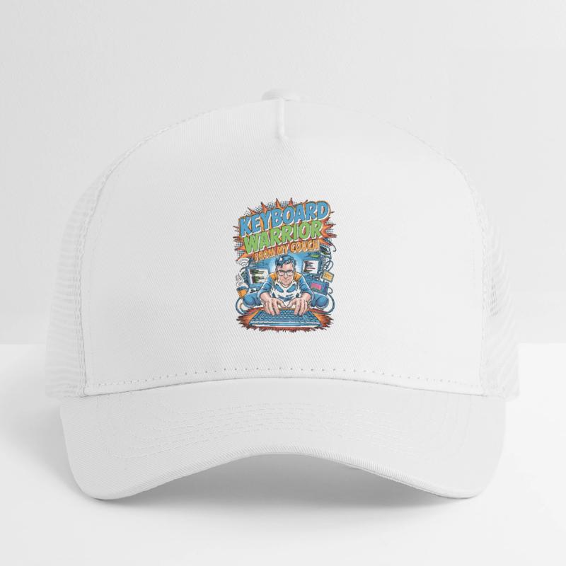 Remote Developer Keyboard Warrior Remote Coder Kinder Trucker-Cap