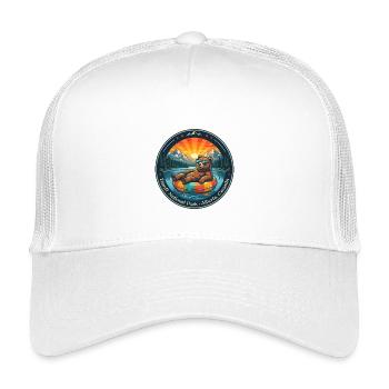 Banff National Park Canada Bear Animal - Kids’ Trucker Cap - white - Front