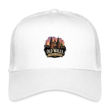 Muraille de la ville de Lübeck - Casquette trucker enfant - blanc - Devant