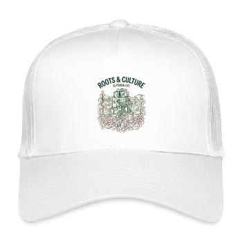 Roots And Culture - Kids’ Trucker Cap - white - Front