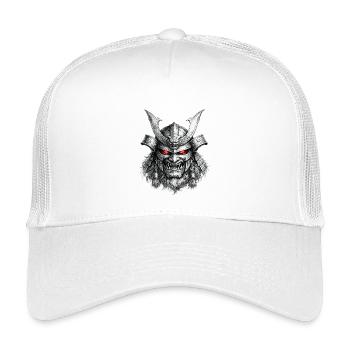 Guerrier masque de samouraï Art démoniaque japonais - Casquette trucker enfant - blanc - Devant