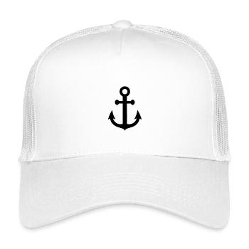 Encre Bateau - Casquette trucker enfant - blanc - Devant