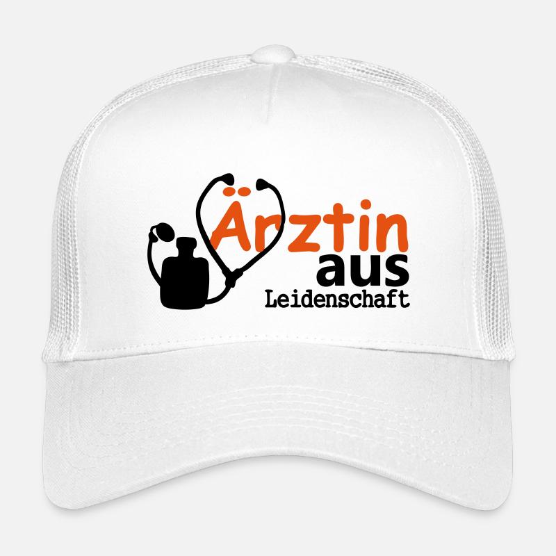 Ärztin aus Leidenschaft Geschenk - Kinder Trucker-Cap - Weiß