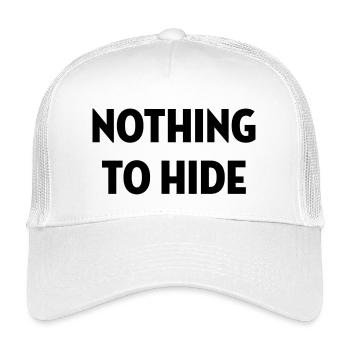 revolution / paix / peuple / voyage / écolo / - Casquette trucker enfant - blanc - Devant