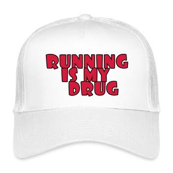 Running / Jogging / Run / Trail / Sport - Kids’ Trucker Cap - white - Front