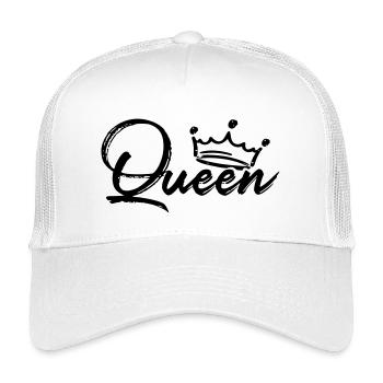Reine (motif partenaire) - Casquette trucker enfant - blanc - Devant