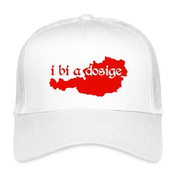 i bi a Dosige - I am a local, dialect - Kids’ Trucker Cap - white - Front