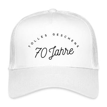 Tolles Geschenk 70 Jahre  - Kinder Trucker-Cap - Weiß - Vorne