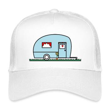 FEIERTAG. FROHE FEIERTAGE. GELIEBTE. MEISTER. LEHRER - Kinder Trucker-Cap - Weiß - Vorne