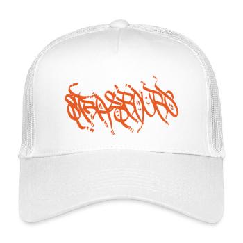 Strasbourg Street Art Souvenir - Kids’ Trucker Cap - white - Front