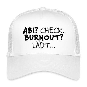 Examen de fin d’études ? Vérifier - Casquette trucker enfant - blanc - Devant