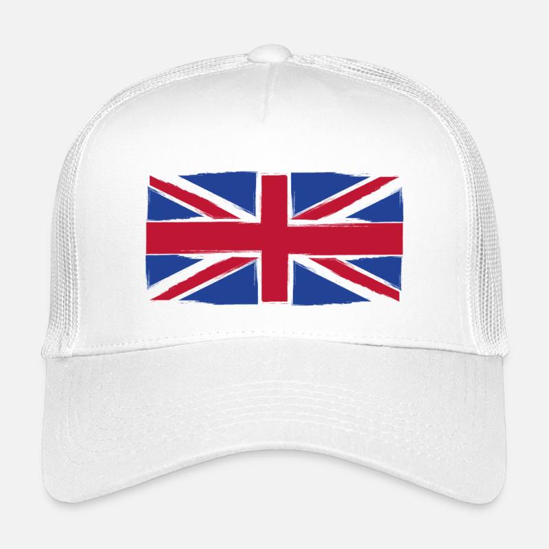 Art du drapeau Grunge Union Jack Casquette trucker enfant