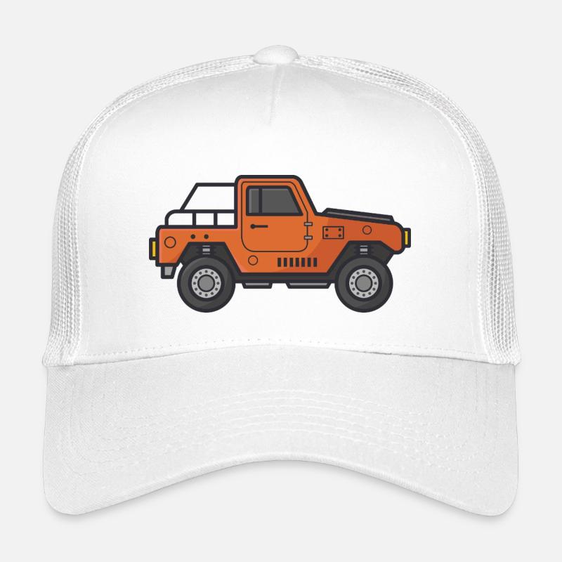 Dessin animé Jeep Casquette trucker enfant