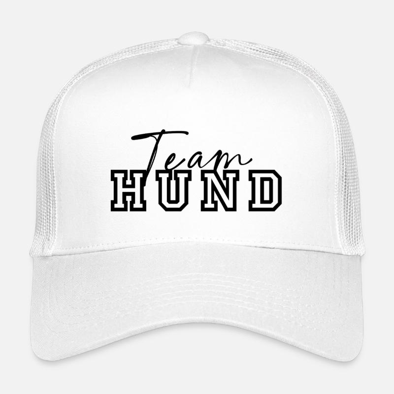 Team Hund - Kinder Trucker-Cap - Weiß