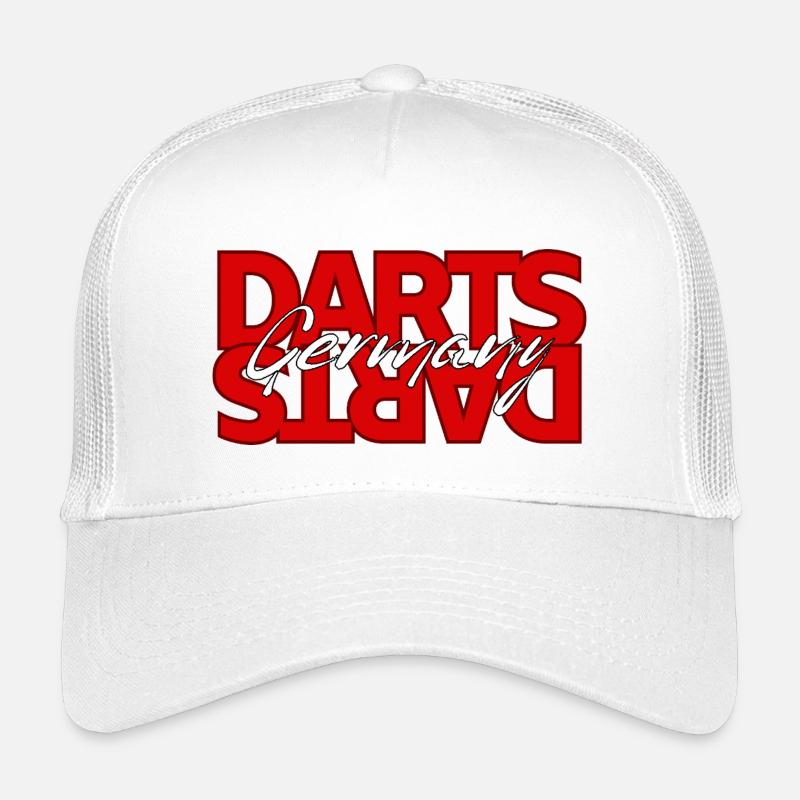 Darts Deutschland Logo - Kinder Trucker-Cap - Weiß