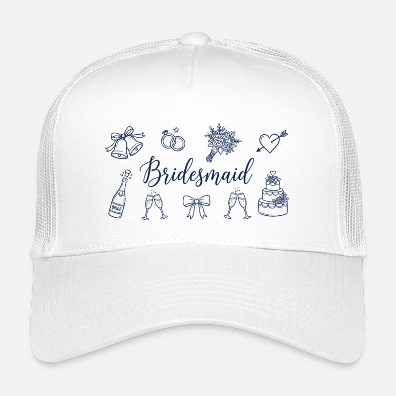 Hochzeit der Brautjungfern Brautgesellschaft Bow Kinder Trucker-Cap