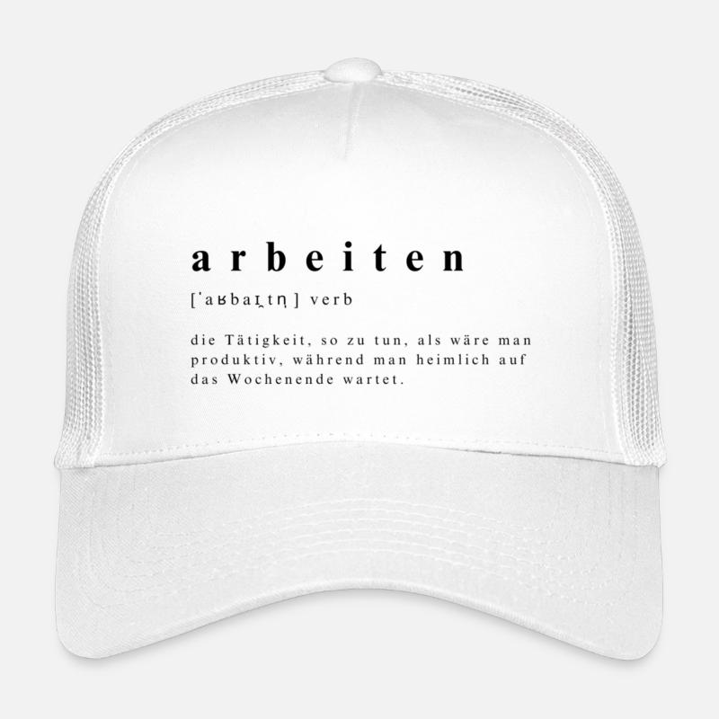 Humorous definition of work Kids’ Trucker Cap