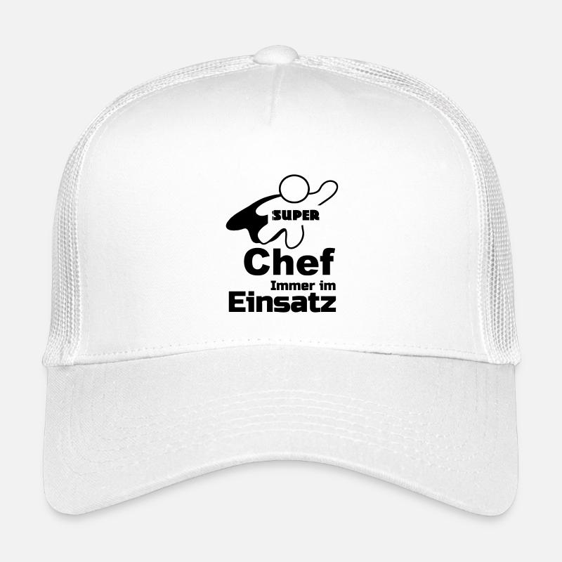 Super Chef Geschenk - Kinder Trucker-Cap - Weiß