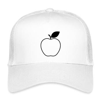 Pomme Fruit Fruit Végétarien Végétalien Idée Cadeau - Casquette trucker enfant - blanc - Devant