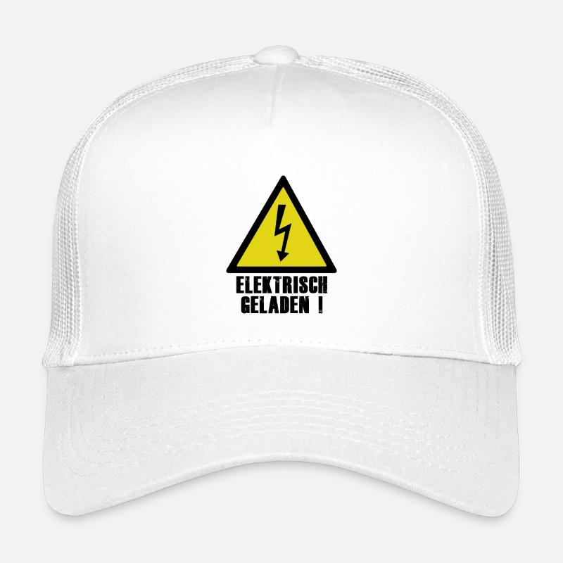Electrically charged warning symbol Kids’ Trucker Cap