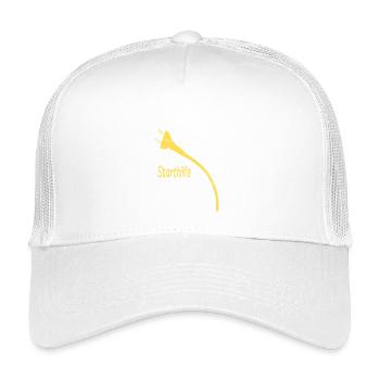 Jump start cable - Kids’ Trucker Cap - white - Front