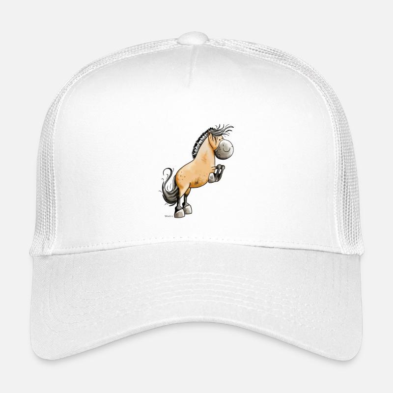 Lustiger Norweger - Kinder Trucker-Cap - Weiß