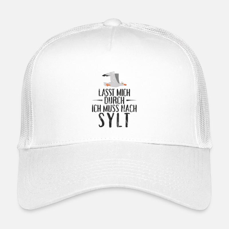 Lasst mich durch ich muss nach Sylt Möwe Kinder Trucker-Cap