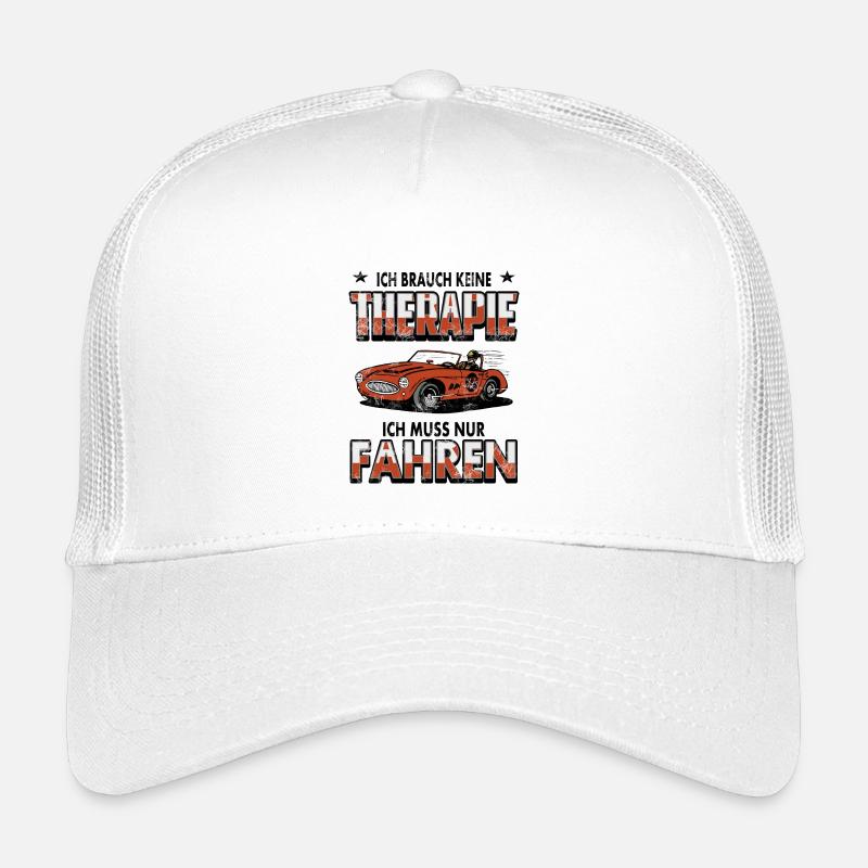 Therapie Autofahren - Kinder Trucker-Cap - Weiß