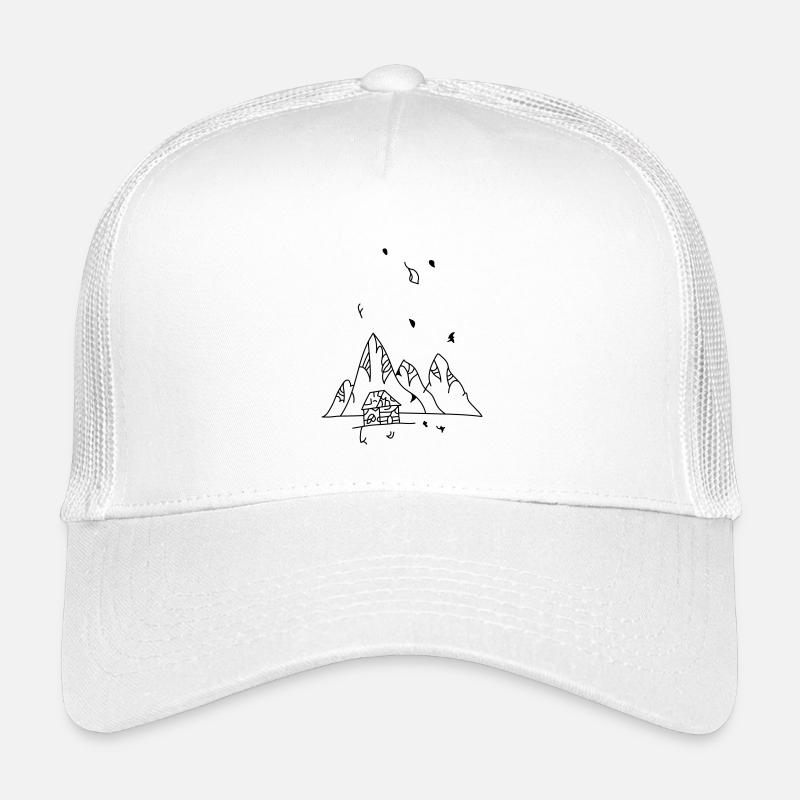 Montagne - Kinder Trucker-Cap - Weiß