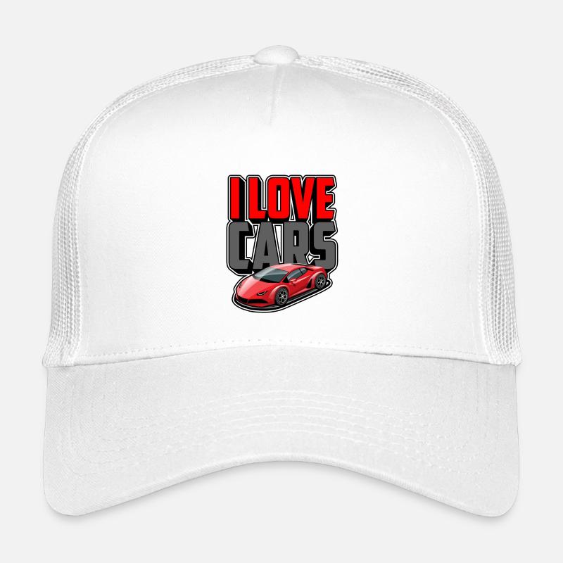 Ich liebe Autos Kinder Trucker-Cap