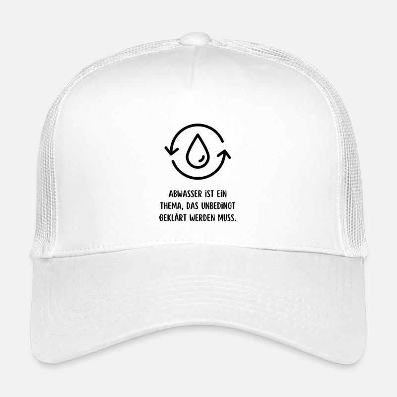 Geklärt - Kinder Trucker-Cap - Weiß