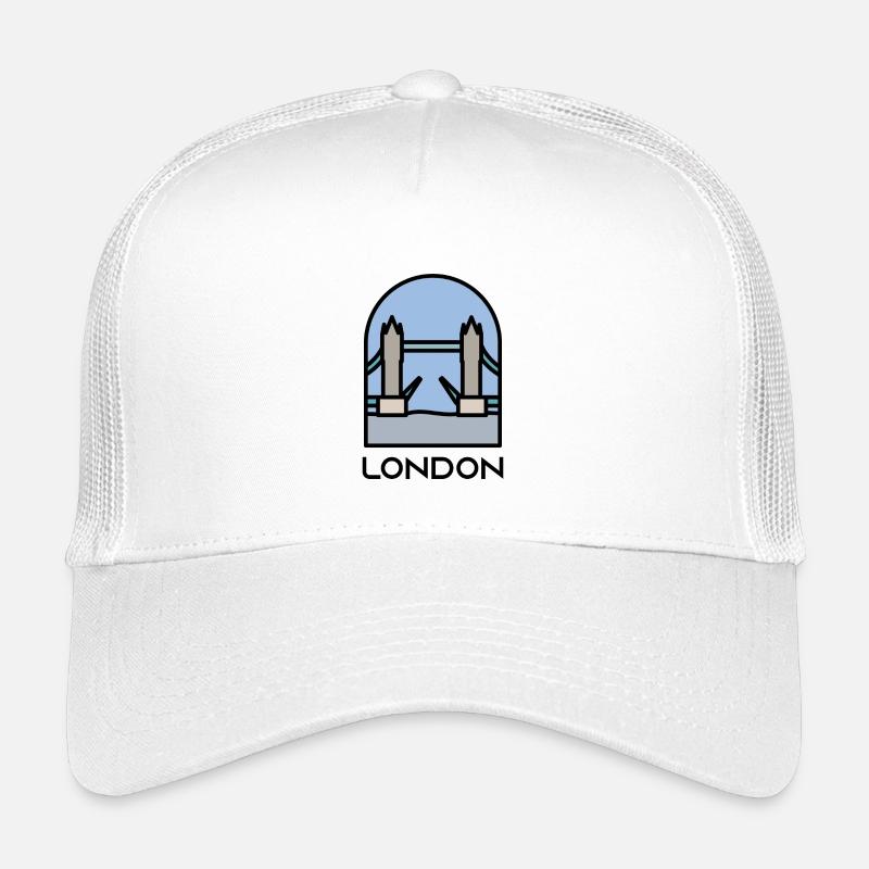 London - Kids’ Trucker Cap - white