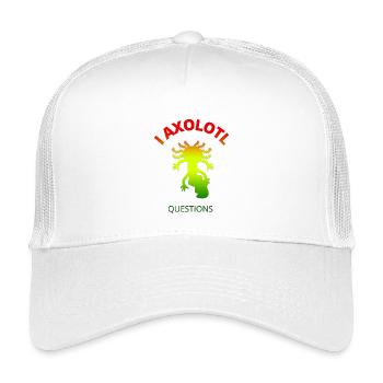 Axolotl - Kids’ Trucker Cap - white - Front
