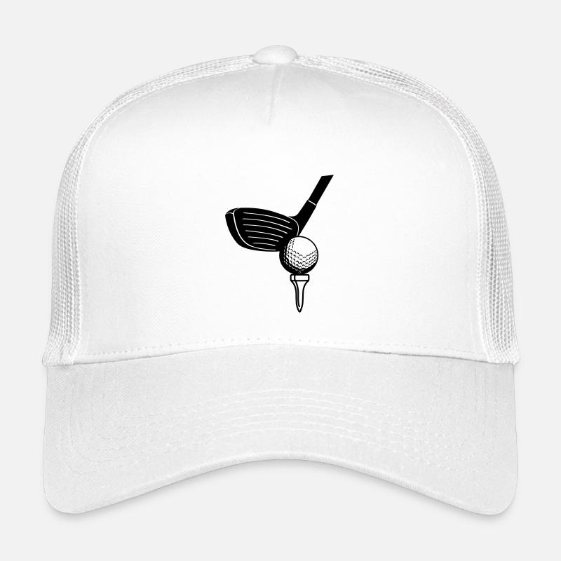 Golf ball and sticlk - Kids’ Trucker Cap - white