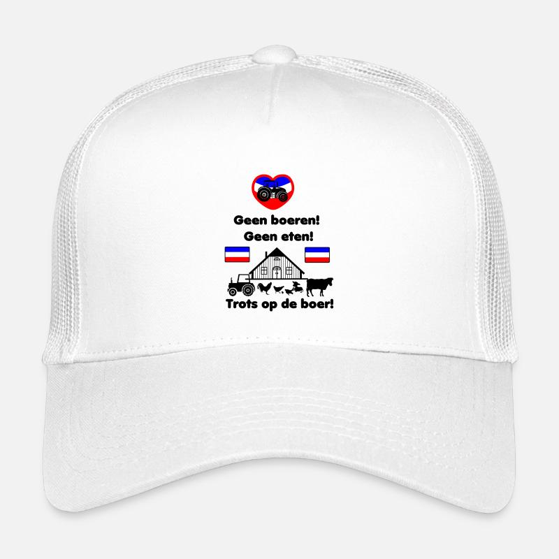 Keine Bauern keine Lebensmittel Flaggen Bauernprotest Kinder Trucker-Cap