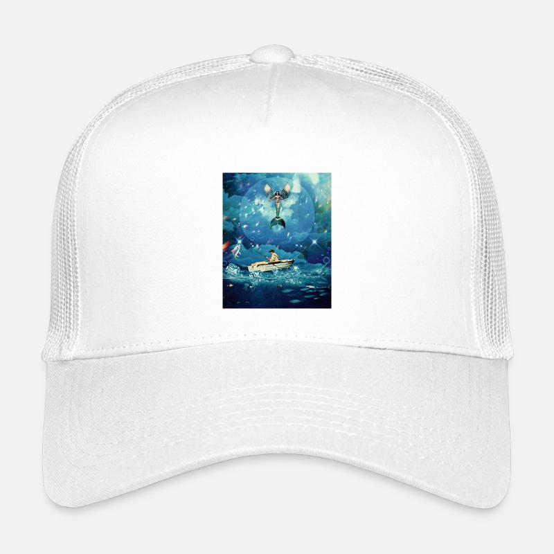 Magischer Ozean - Kinder Trucker-Cap - Weiß