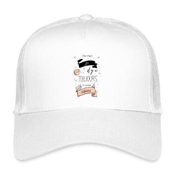 Nouveau départ - Casquette trucker enfant - blanc - Devant