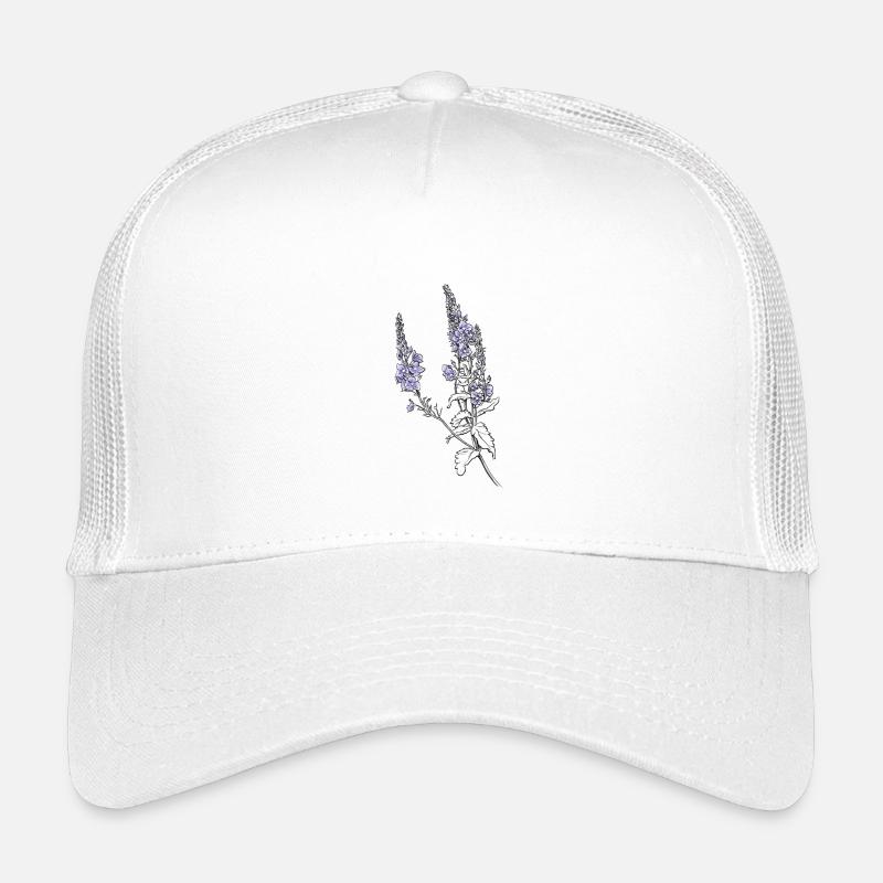 Fleurs sauge violettes Casquette trucker enfant